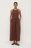 Assembly Posie Midi Dress - Espresso