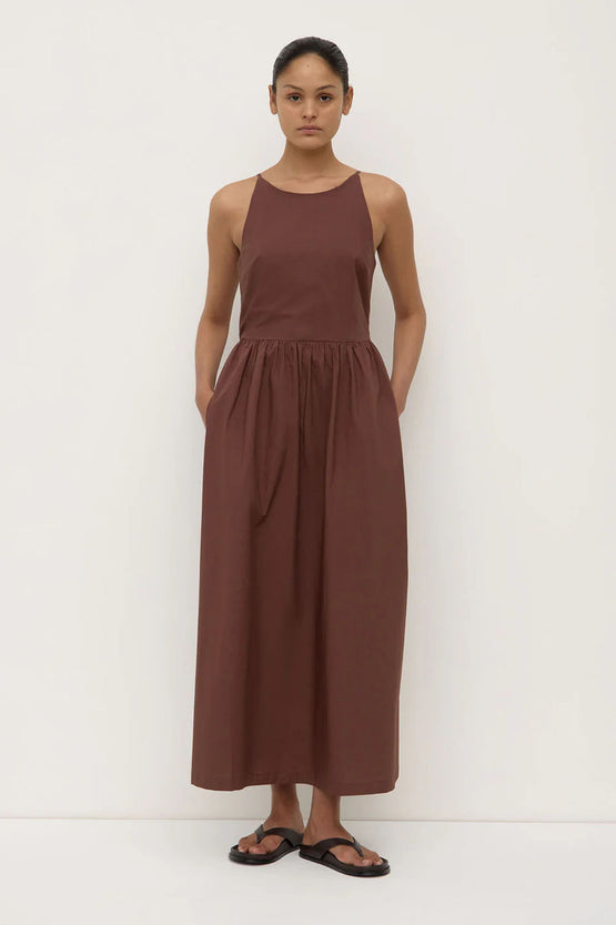 Assembly Posie Midi Dress - Espresso