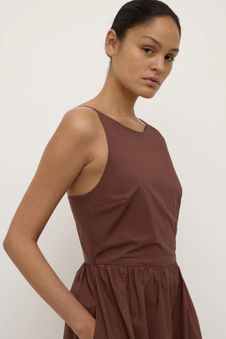 Assembly Posie Midi Dress - Espresso