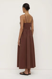 Assembly Posie Midi Dress - Espresso