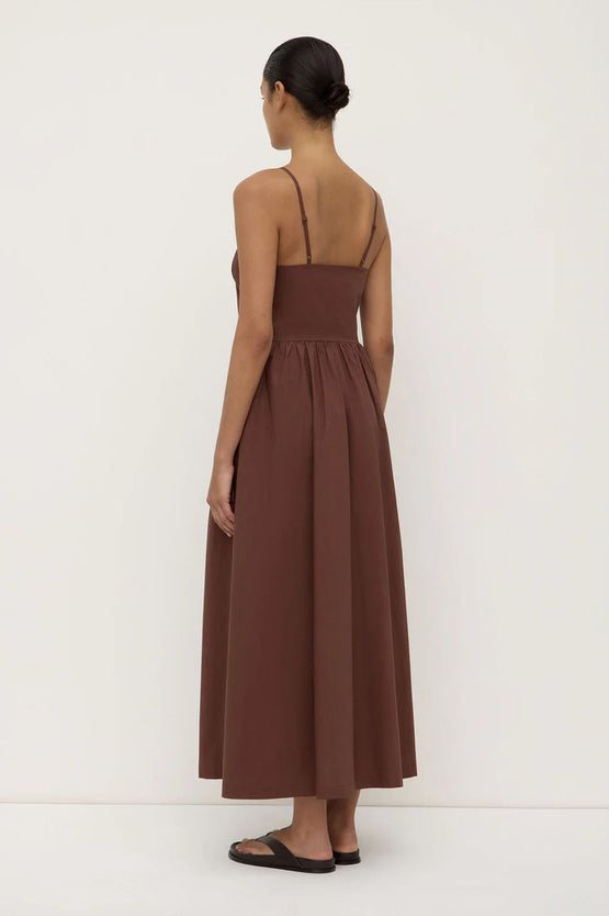 Assembly Posie Midi Dress - Espresso