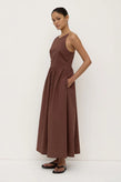 Assembly Posie Midi Dress - Espresso