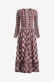 Damson Madder Posey Midi - Blue Fog Check
