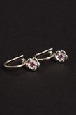 Meadowlark Posie Signature Hoops - 23k Gold Pink Sapphire