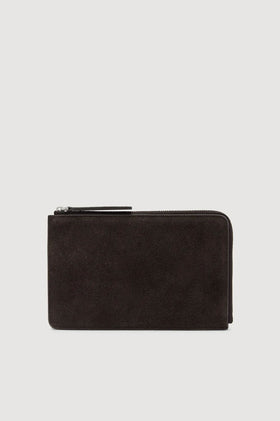 Assembly Neve Suede Pouch - Ganache