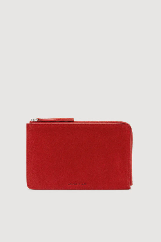 Assembly Neve Suede Pouch - Chilli