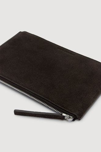 Assembly Neve Suede Pouch - Ganache