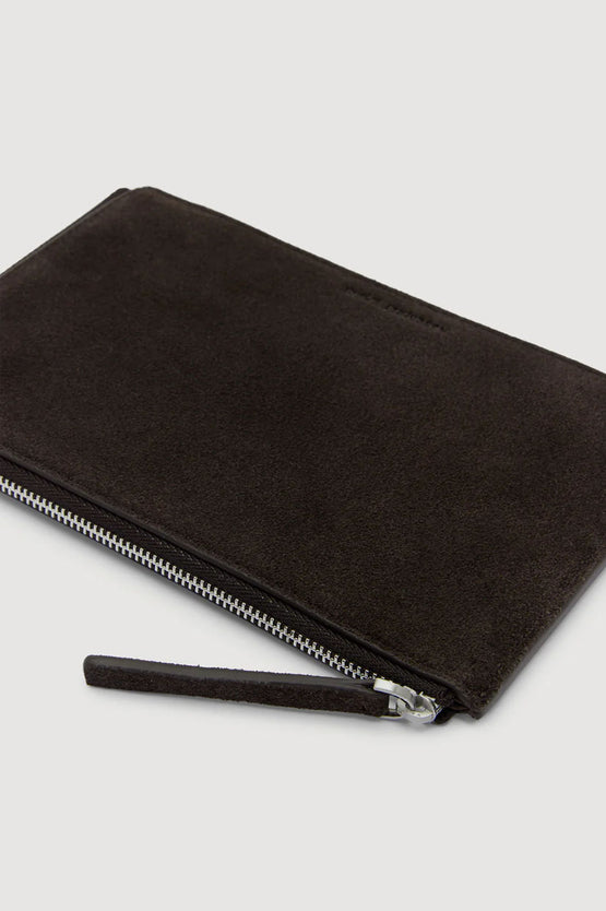 Assembly Neve Suede Pouch - Ganache