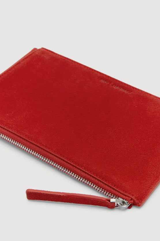 Assembly Neve Suede Pouch - Chilli