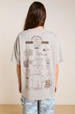 Damson Madder Pour Over Coffee Tee - Grey
