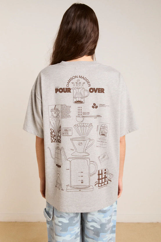 Damson Madder Pour Over Coffee Tee - Grey