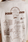 Damson Madder Pour Over Coffee Tee - Grey