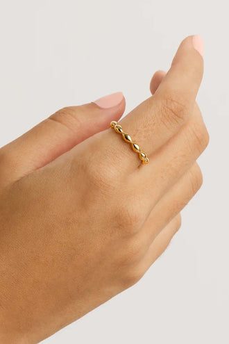 By Charlotte Protected Path Ring - Gold