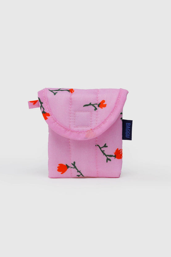 Baggu Puffy Earbuds Case - Paint Wildflower