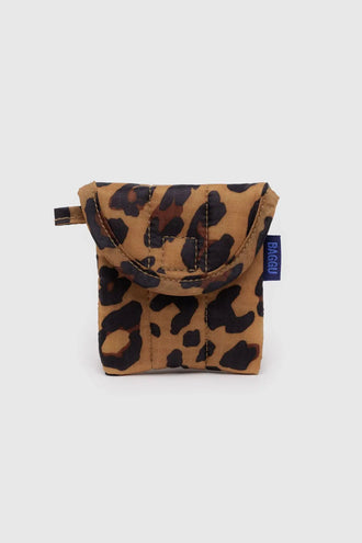 Baggu Puffy Earbuds Case - Leopard