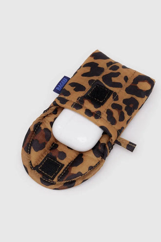 Baggu Puffy Earbuds Case - Leopard