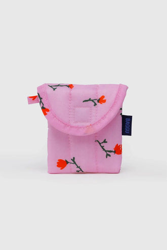 Baggu Puffy Earbuds Case - Painted Wildflower