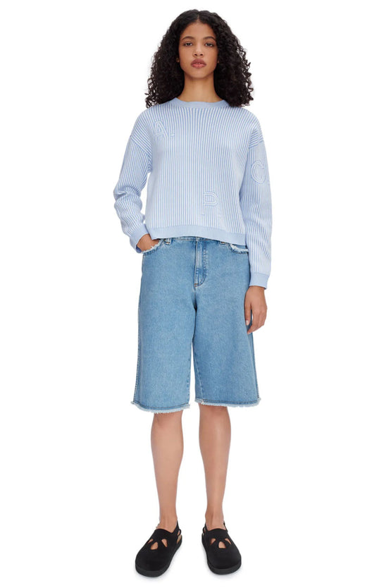 A.P.C W Pull Daisy Jumper - Bleu