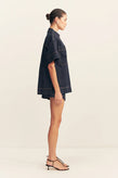Shona Joy Rita Pullover Top - Deep Indigo