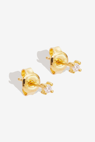 By Charlotte Pure Light Stud Earrings - Gold