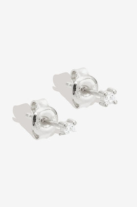 By Charlotte Pure Light Stud Earrings - Silver