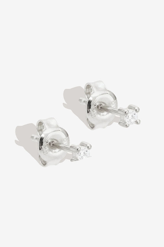 By Charlotte Pure Light Stud Earrings - Silver