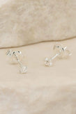 By Charlotte Pure Light Stud Earrings - Silver