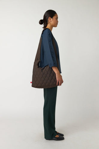 Sylvester Quilted Bag - Espresso