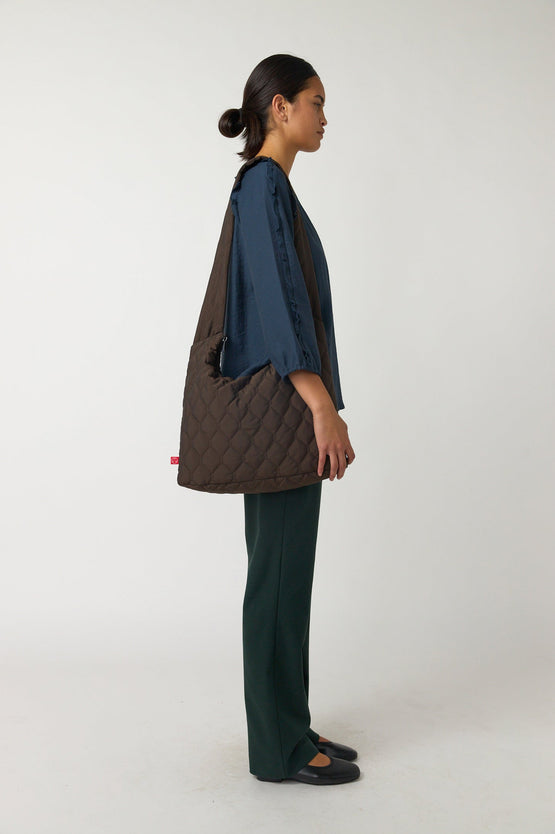 Sylvester Quilted Bag - Espresso