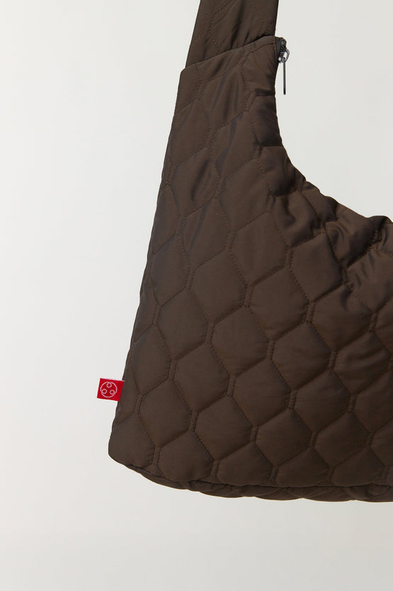 Sylvester Quilted Bag - Espresso