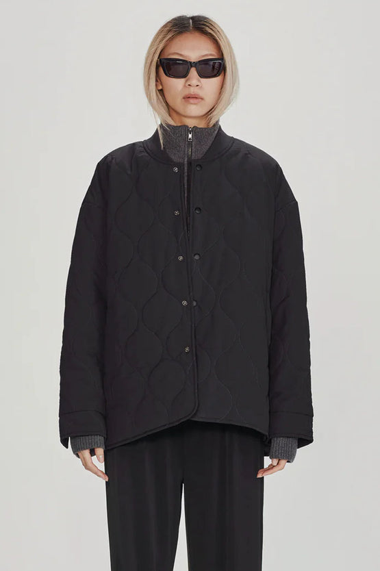 Commoners Quilted Jacket - Black
