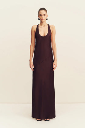 Shona Joy Savanna Racer Back Maxi - Plum