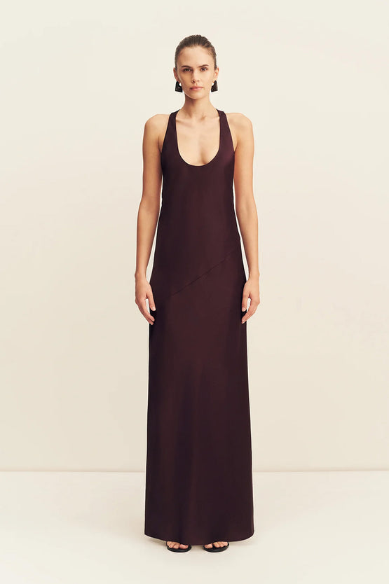 Shona Joy Savanna Racer Back Maxi - Plum