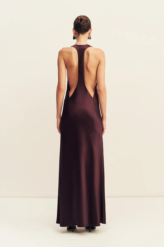 Shona Joy Savanna Racer Back Maxi - Plum