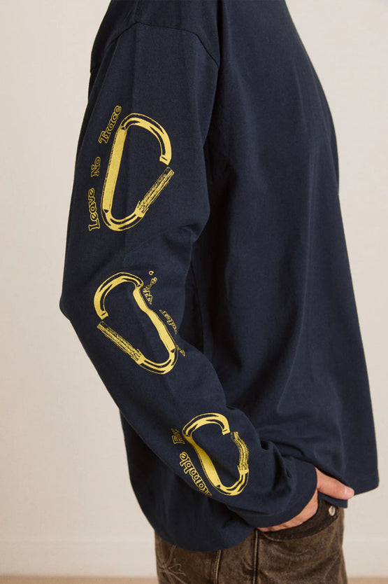 Damson Madder Rambler LS Tee - Navy