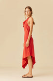 Ruby Ramona Halter Dress - Firewhirl