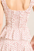 Damson Madder Raphi Cami - Off White Red