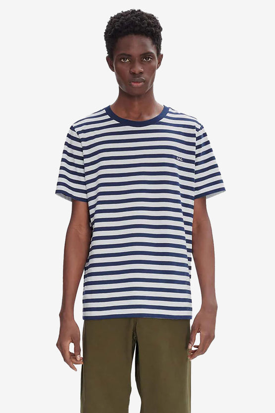 A.P.C Standard Brodee Raye T-Shirt - Navy