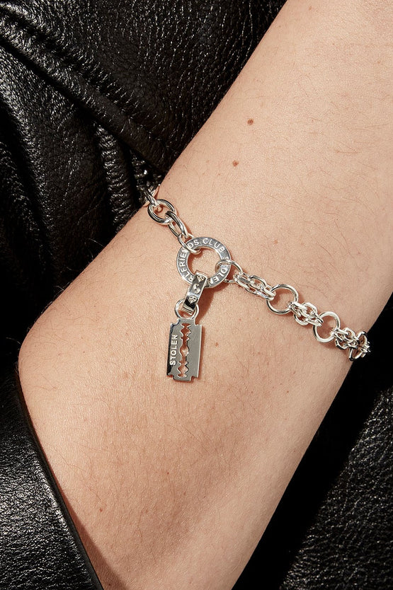 Stolen Girlfriends Club Stolen Razor Charm - Silver