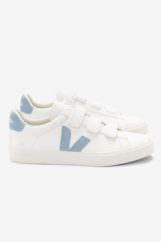 Veja Recife Chromefree Leather - White Steel