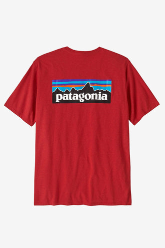 Patagonia P-6 Logo Responsibili Tee - Amanita Red