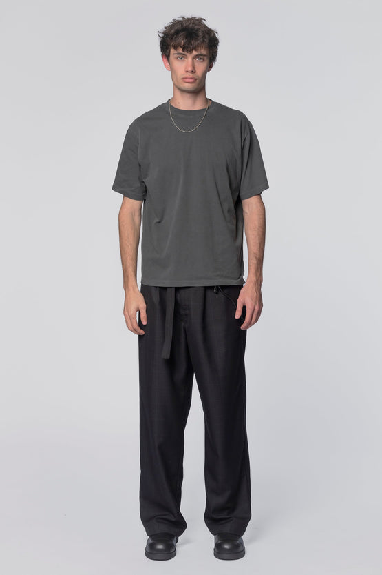 Beach Brains Relaxed Tee - Charcoal