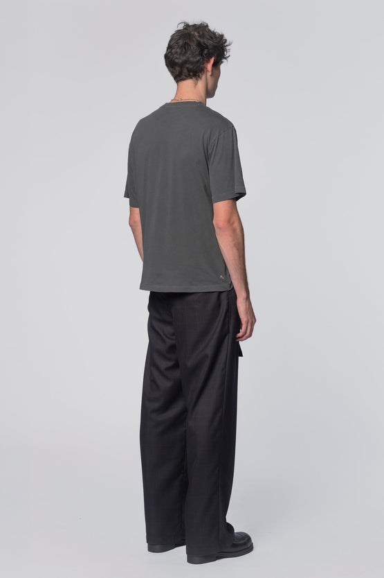 Beach Brains Relaxed Tee - Charcoal