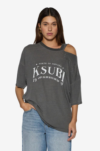 Ksubi Renaissance Oh G SS Tee - Charcoal