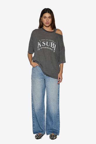 Ksubi Renaissance Oh G SS Tee - Charcoal