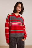 Damson Madder Rene Merino Jumper - Pink/Red