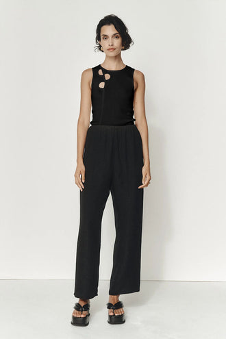 Marle Renee Pant - Textured Black