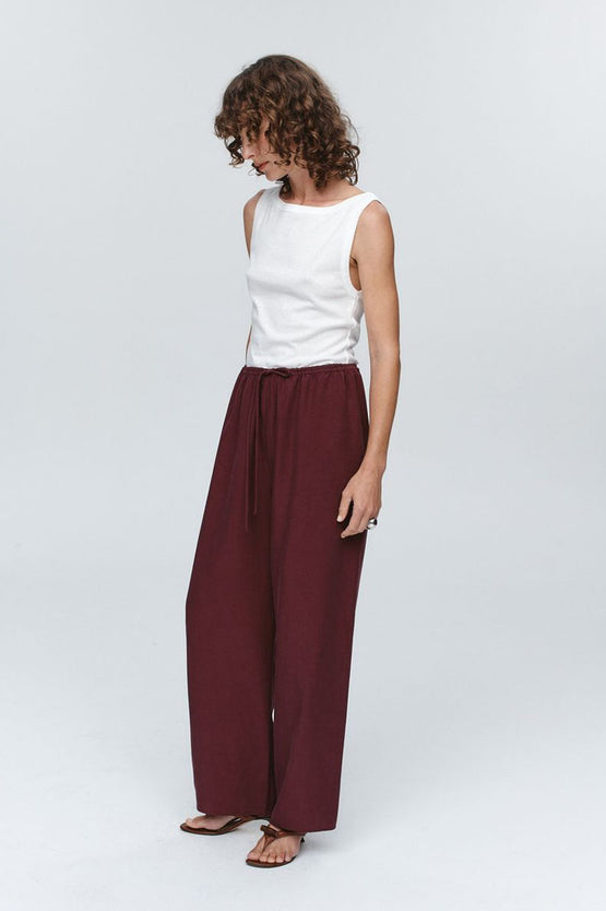 Marle Renee Pant - Pomegranate