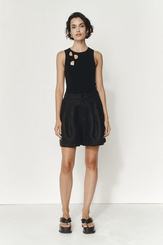 Marle Renzo Singlet - Black
