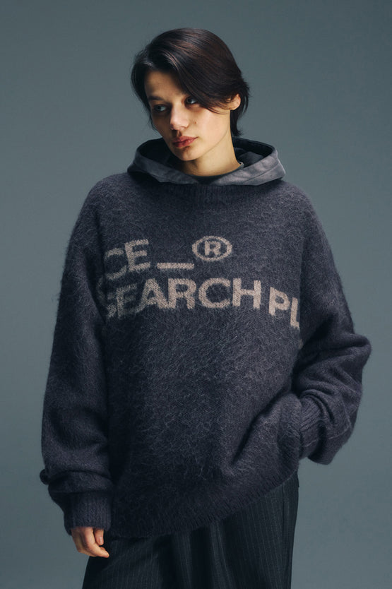 Candice Research Mohair Sweater - Grey